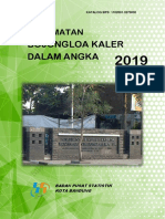 Kecamatan Bojongloa Kaler Dalam Angka 2019