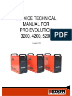 Pro Evolution 3200, 4200, 5200 Service Manual