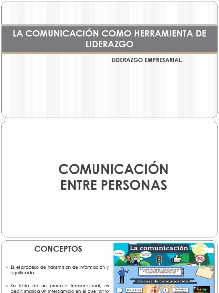 Comunicación Efectiva en Liderazgo Empresarial | PDF | Comunicación ...