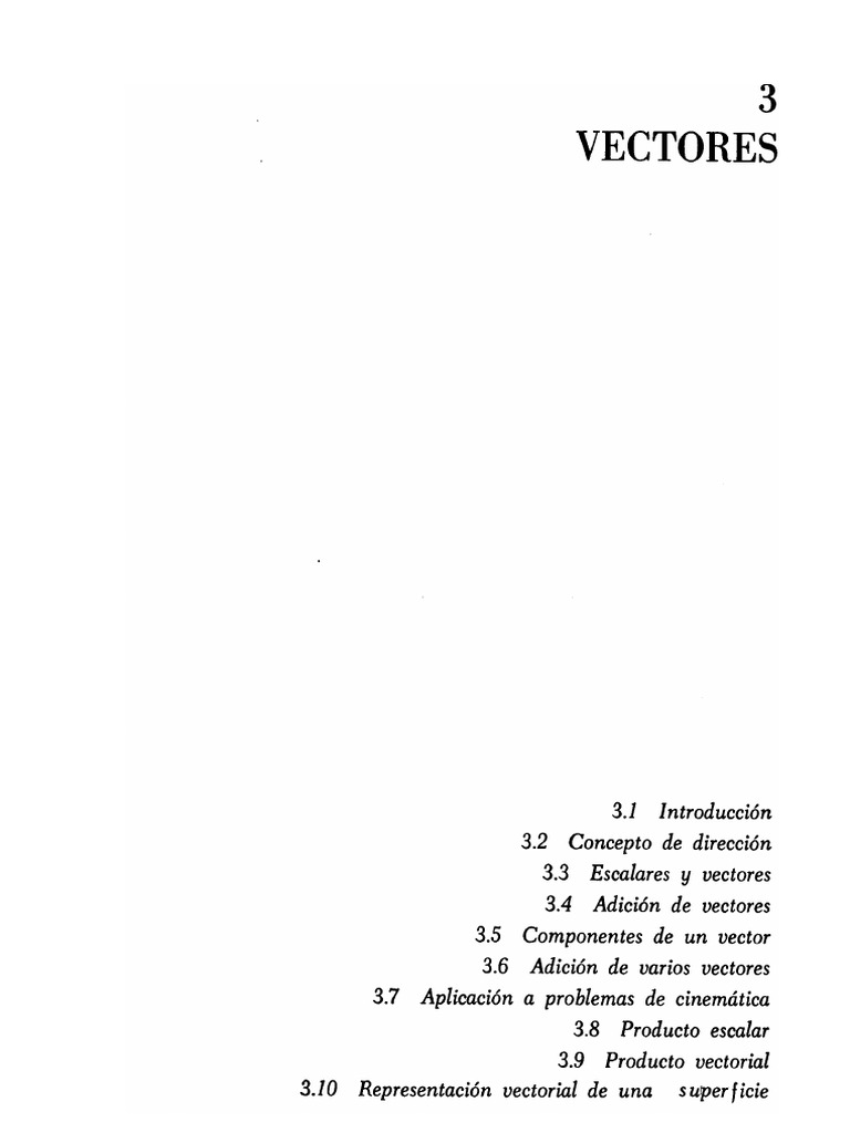 Capítulo 3 Vectores Pdf