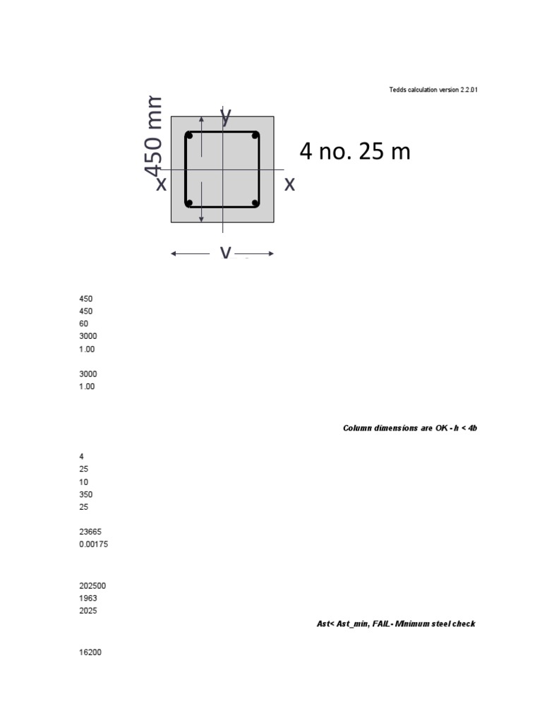 RC Rectangular Column Design | PDF | Bending | Structural Engineering