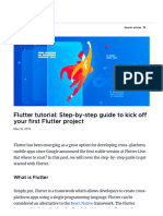 Flutter Tutorial: Step-By-Step Guide To Kick Off Your First Flutter Project