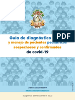 Guia de Diagnostico y Manejo de Pacientes Pediatricos Sospechosos y Confirmados COVID 19