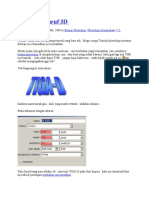 Membuat Huruf 3D