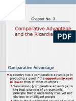 Comparative Advantage and The Ricardian Model: Chapter No. 3