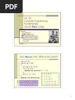 Java's: CS 152 Computer Programming Fundamentals