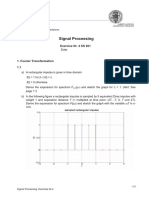 Signal Processing: Exercise Nr. 4 SS 201