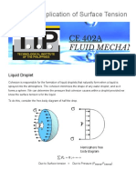 1.7 Other Application of Surface Tension - CE 309-CE22S2 - Fluid Mechanics