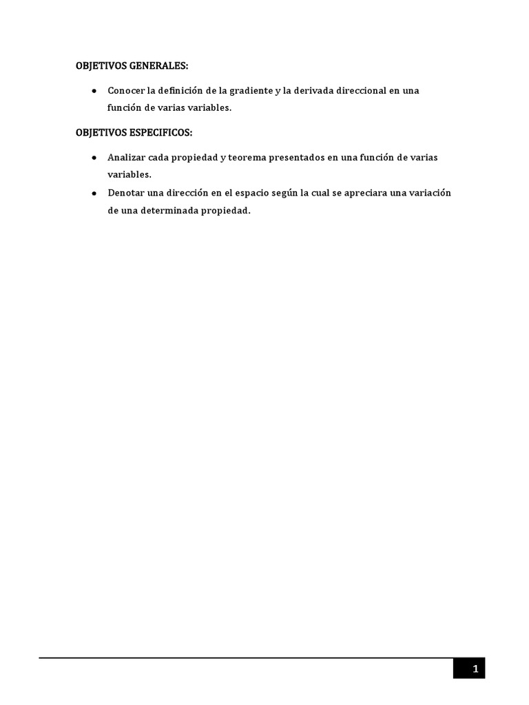 Derivada direccional y gradiente de una funcion de varias variables