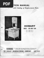Download Hobart model 5216 Meat Saw by ogrench SN50142238 doc pdf