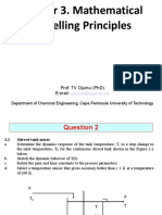 Chapter 3. Mathematical Modelling Principles: Prof. TV Ojumu (PHD) E-Mail