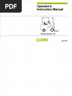 Clark EC500 20-55 Operators Instruction Manual (OI-337)