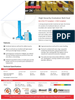 Klicker 2K: High Security Container Bolt Seal