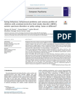 European Psychiatry: Terence M. Dovey, Veena Kumari, Jackie Blissett, Mealtime Hostage Parent Science Gang