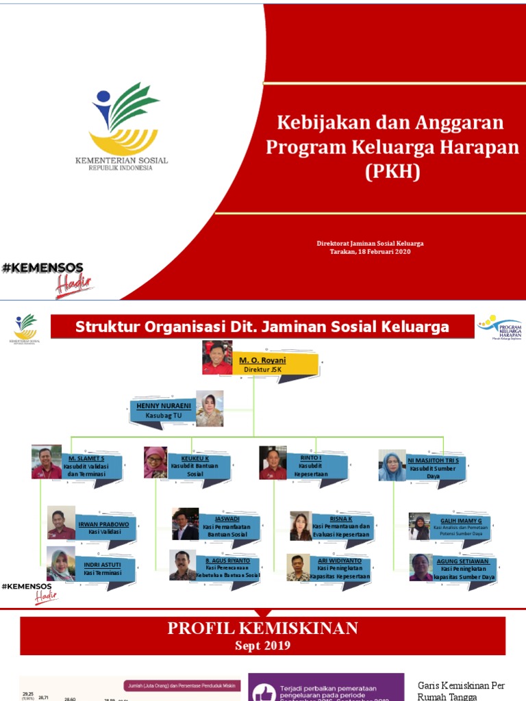 Program Dan Kebijakan PKH 2020 - Kaltara | PDF