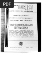 Download SOM1-01 Extraterrestrial Entities and Technology Recovery and Disposal April 1954 part 1 by eponymos SN5014360 doc pdf