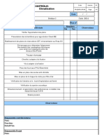 Fiche de Contrôle Climatisation