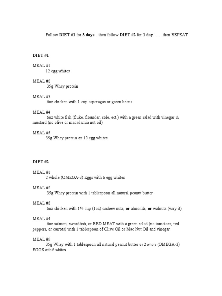 Lena's 2007 Diet Dave Palumbo Copy-Paste Diet Program - Released by ...