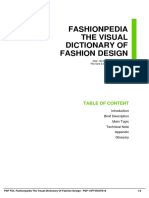 Fashionpedia The Visual Dictionary of Fashion Design