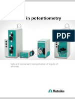 Pumps in Potentiometry: Safe and Convenient Transportation of Liquids of All Kinds