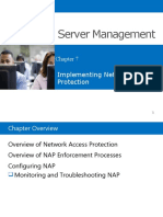 Chapter 7 - Implementing Network Access Protection