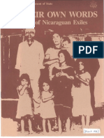 In Their Own Words Testimony of Nicaraguan Exiles March 1986