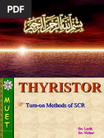 Lect - 8 - Thyristor - Turn On Methods