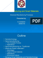 Nanomanufacturing and Smart Materials: Advanced Manufacturing Processes