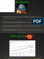 Current Approach Unsustainable. Energy Challenges Are Global