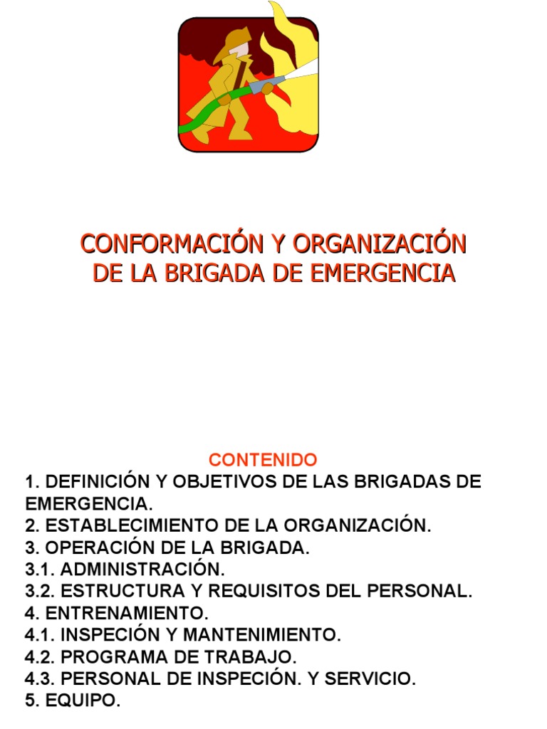 Brigadas de Emergencia | PDF | Seguridad y salud ocupacional ...