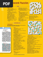 The Mind-Challenge Puzzle Book | PDF | Crossword | Word Puzzles