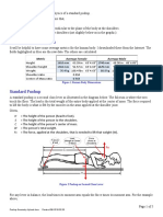 Human Body Dimensions: Metric Average Female Average Male