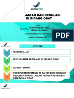 PPT Deputi - Kebijakan Dan Regulasi Obat - Sosialisasi Pedoman TL 2020 Ao 170920