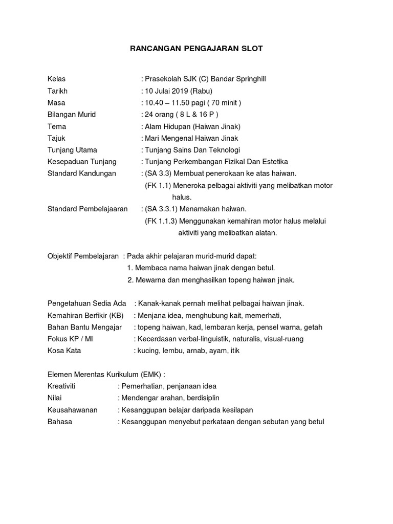 10 Julai Pra Pdf