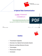 High Speed Optical Data Communication: A. Huber, R. Bauknecht A.huber@zma - CH