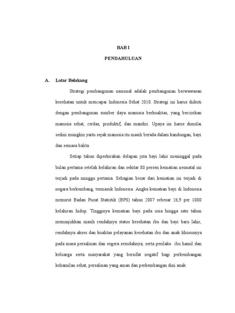 Proposal Cara Merawat Bbl