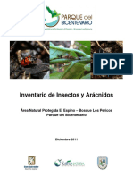 Inventario Insectos y Aracnidos - PDB - MLQ 2012