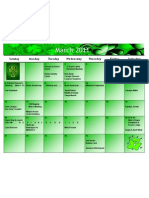 Good Hope Calendar Mar 2011