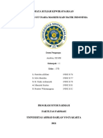 Kel 12 - Analisis Swot Usaha Masker Kain Batik