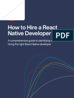 A Comprehensive Guide To Identifying and Hiring The Right React Native Developer