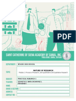 MODULE 2 Process of Rseach and Qualitative and Quantitative