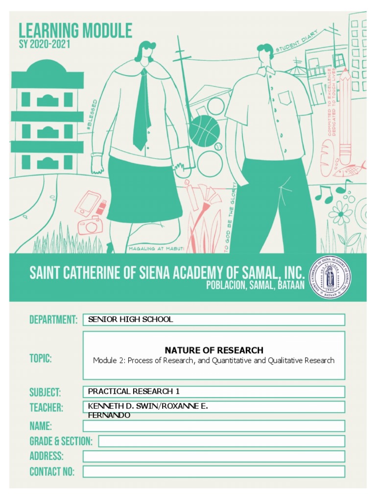 MODULE 2 Process of Rseach and Qualitative and Quantitative | PDF ...
