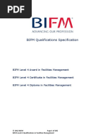 BIFM Level 4 Qualifications Specification