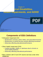 Physical Disabilities, Health Impairments, and ADHD