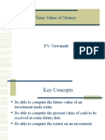 Time Value of Money: P.V. Viswanath