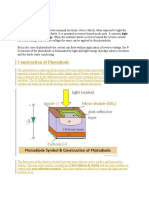 Construction of Photodiode