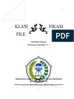 Makalah Sistem Berkas - Klasifikasi File. Fuad Jabbar Dzakwan (MI19200082) - VS-5-MI Reguler