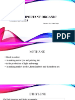 Lecture 09, List of Important Organic Chemicals