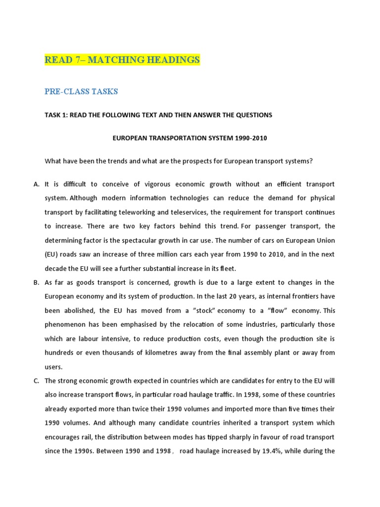 Trends in European Transport Systems | PDF | Greenhouse Gas | Transport