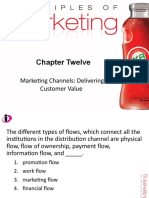 Chapter Twelve: Marketing Channels: Delivering Customer Value